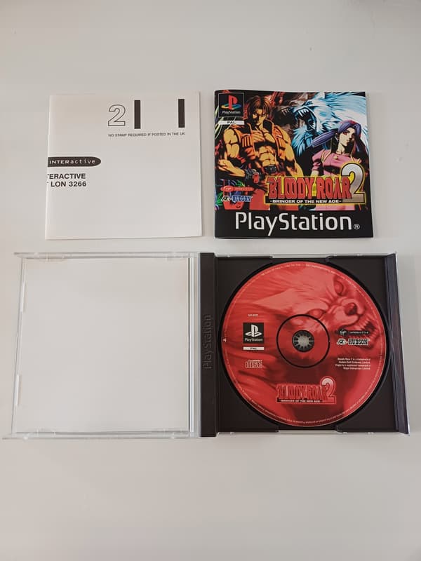 Bloody Roar 2 for PlayStation (PSX) – boxed