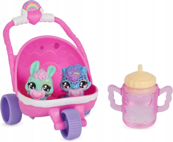 HATCHIMALS ALIVE set: 2 figures + pet trolley, accessories