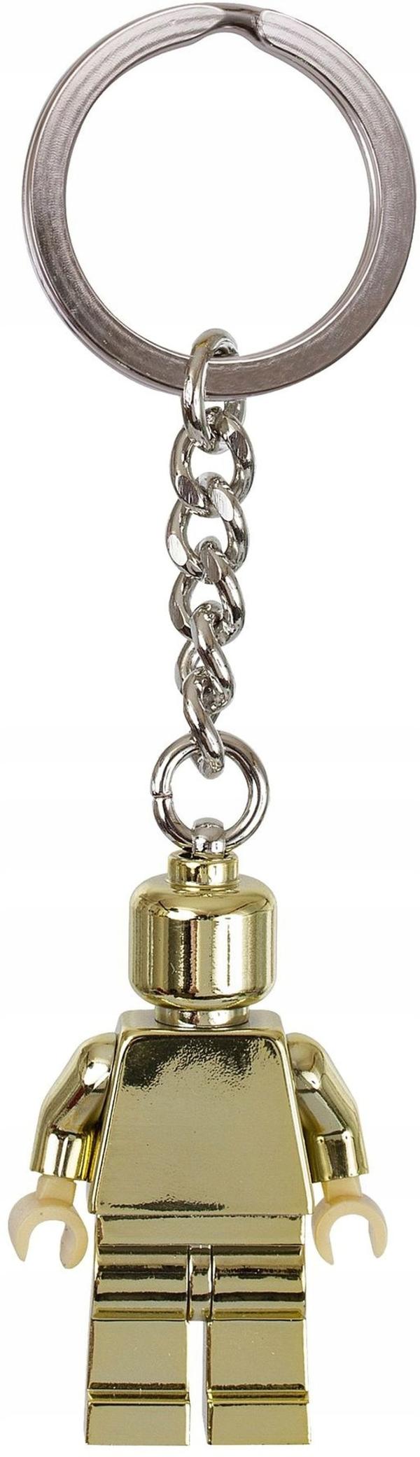 LEGO Mr Gold Keyring – gold minifigure 850807