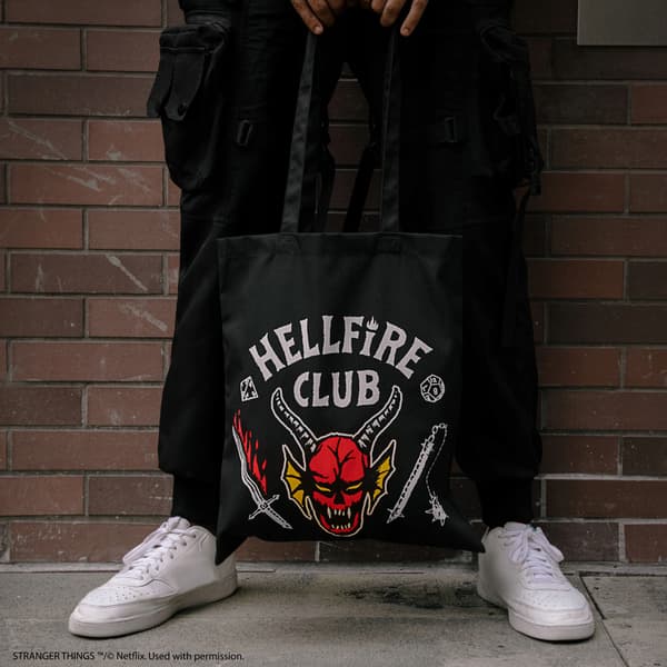 Hellfire Club canvas bag, Stranger Things
