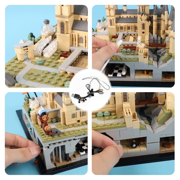 LED lighting set for LEGO Hogwarts 76419