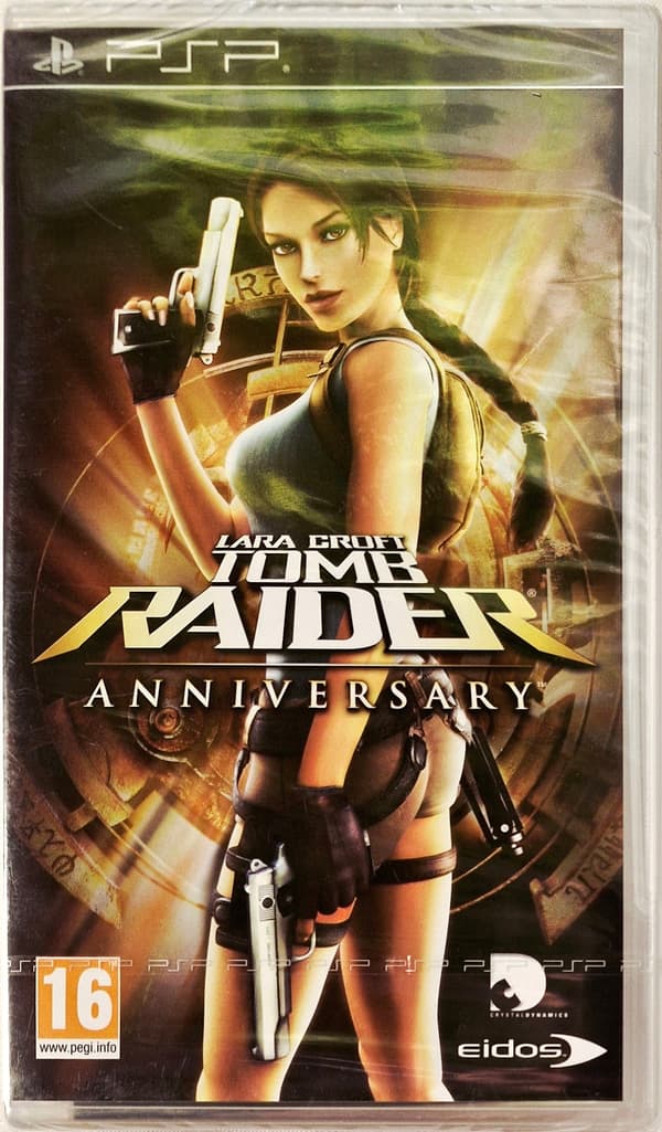 LARA CROFT TOMB RAIDER ANNIVERSARY UNIQUE WRAP - PSP