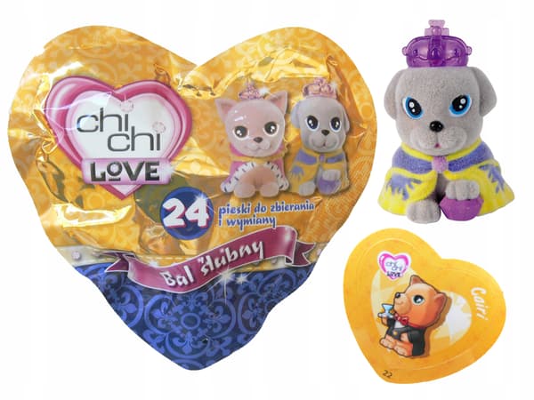 CHI CHI BAL POUCH – FLOCKED FIGURINE, 10 + 1 PCS