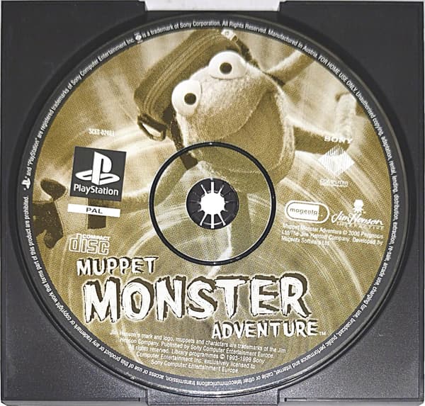 MUPPET MONSTER ADVENTURE PSX – DISC ONLY – PLEASE READ THE DESCRIPTION!!!