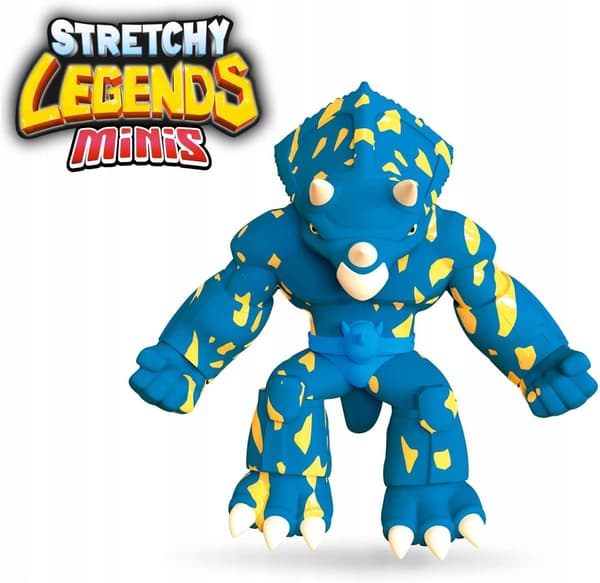 STRETCHY LEGENDS MINI DINOSAUR STRETCHABLE COLLECTOR’S FIGURINE
