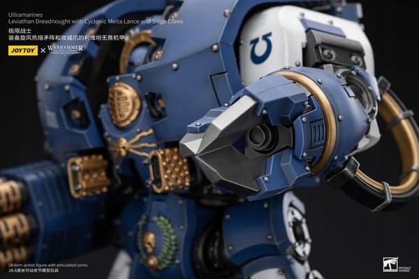 Ultramarines Leviathan Dreadnought with Cyclonic Melta Lance and Siege Claw