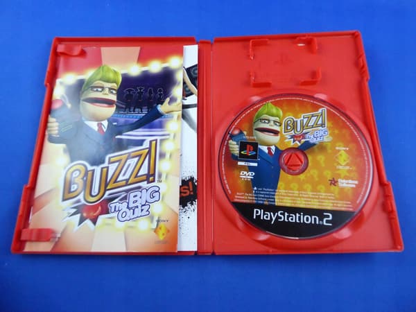 BUZZ THE BIG QUIZ – game in very good+ condition, complete PS2 set