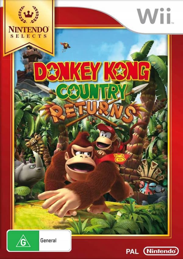 DONKEY KONG COUNTRY RETURNS (SELECTS) [WII GAME]
