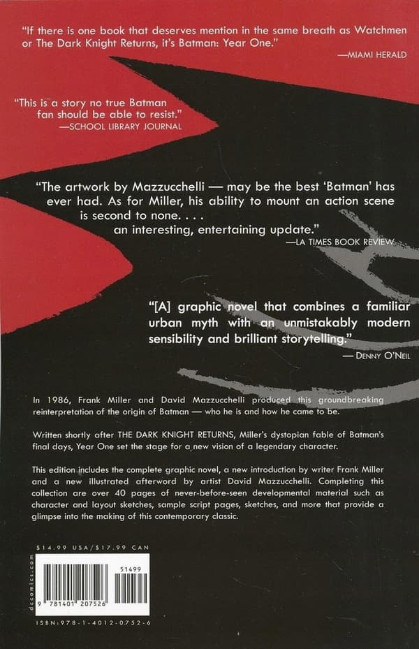 Batman: Year One – A collaborative work