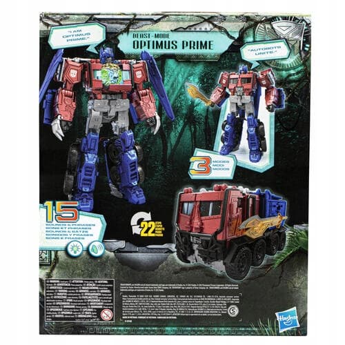 TRANSFORMERS OPTIMUS PRIME BEAST MODE WITH A LION, FEATURING LIGHTS AND SOUNDS