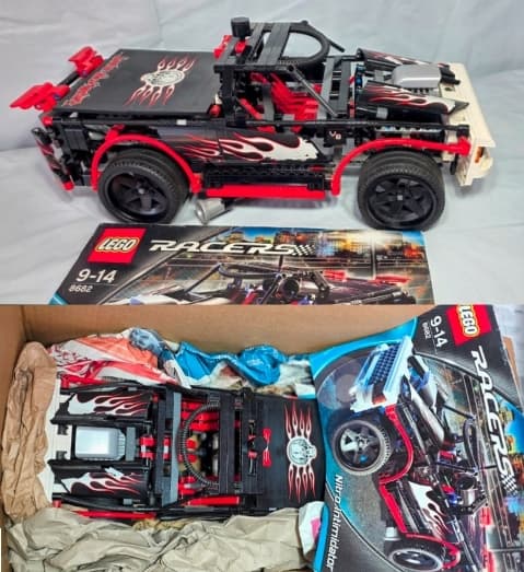 Lego Racers 8682 Nitro Intimidator – complete with instructions + 3 large stickers