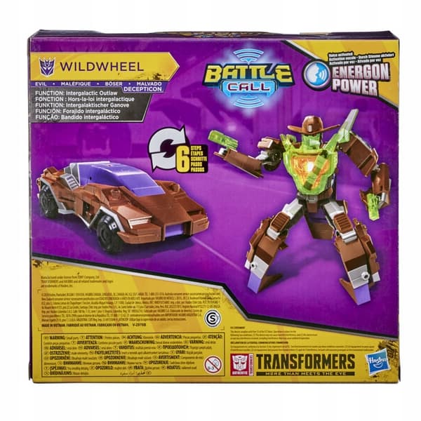 TRANSFORMERS CYBERVERSE BATTLECALL WILDWHEEL E8374