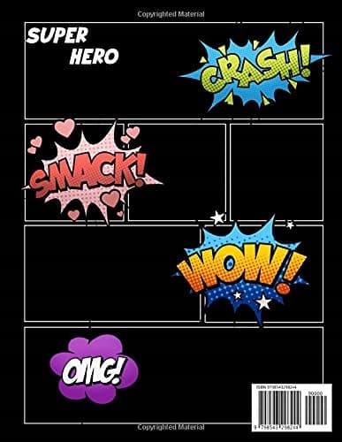 SUPER HERO: Blank Comic Book/Create Your Own Comics With This Comic Book, Jo