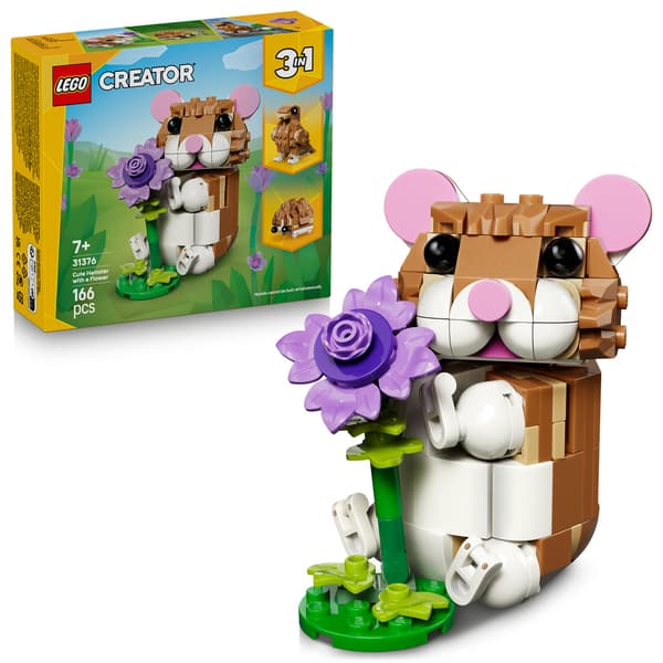 LEGO Creator: Adorable Hamster with a Flower – 3-in-1