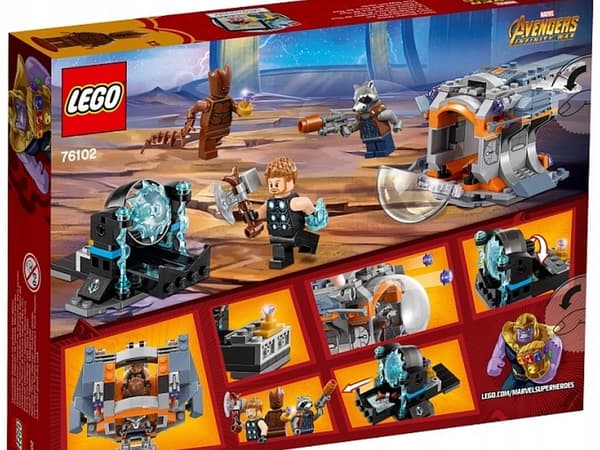 Lego 76102 @@@ THOR’S WEAPON SEARCH @@@ Thor, Groot, Rocket Raccoon