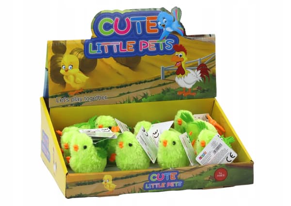 Jumping Chicken Wind-up Toy Figurine – Green