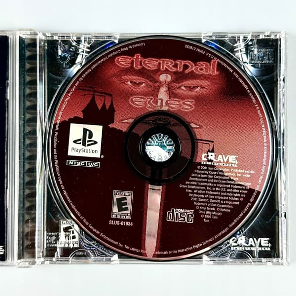 Eternal Eyes | PS1 | PSX | PLAYSTATION 1 | 3xA SET