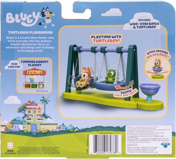 BLUEY. THE TURTLE AND THE SWING [FIGURINE]
