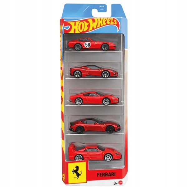 HOT WHEELS FERRARI 5-PACK