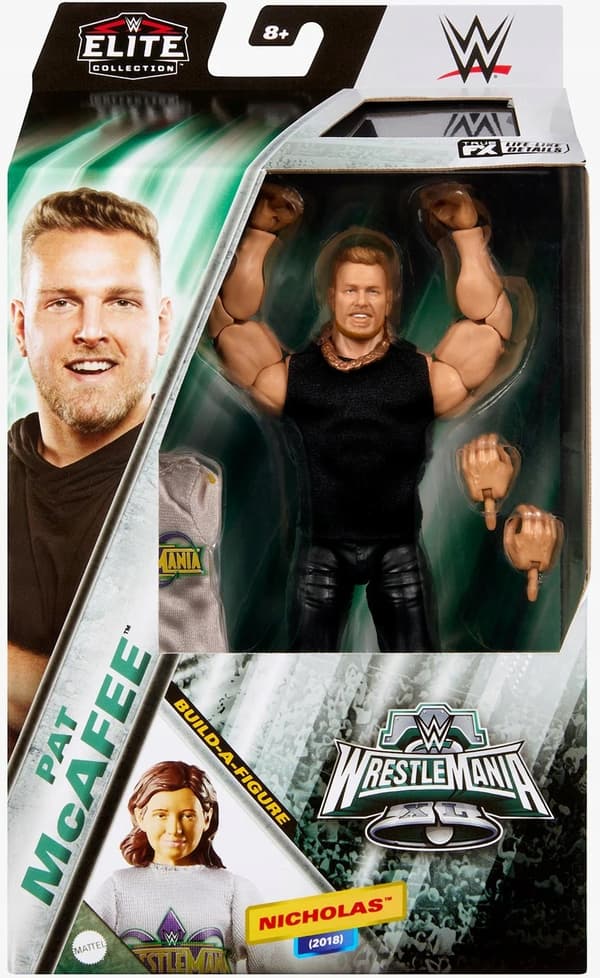 MATTEL WWE Elite WrestleMania Pat McAfee Figure