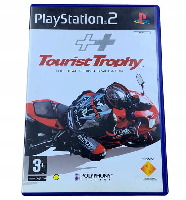 TOURIST TROPHY: THE REAL RIDING SIMULATOR – PS2 game disc, in excellent condition, complete set