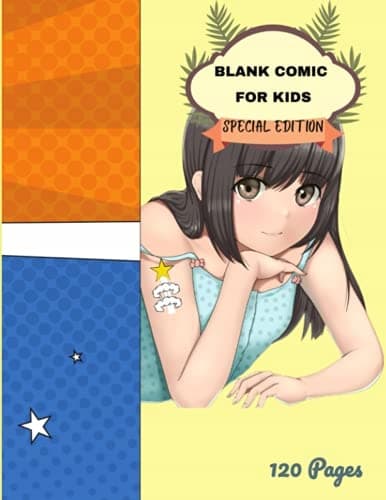 Blank Comic Special Edition: Comic Action Design Book – Draw Your Own Comics