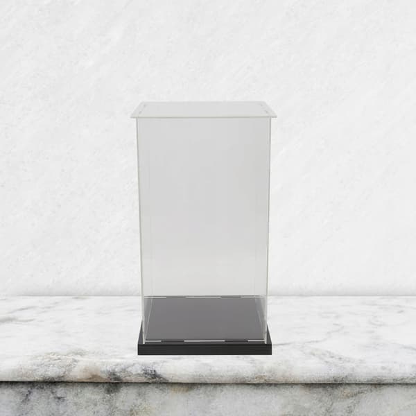 1 STUFF STURDY BLACK ACRYLIC DISPLAY CASE FOR COLLECTIONS