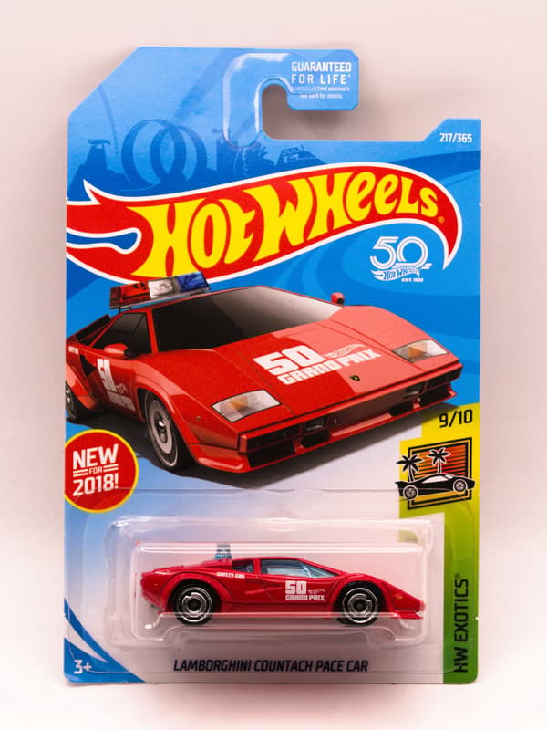 HOT WHEELS Lamborghini Countach Pace Car – Red