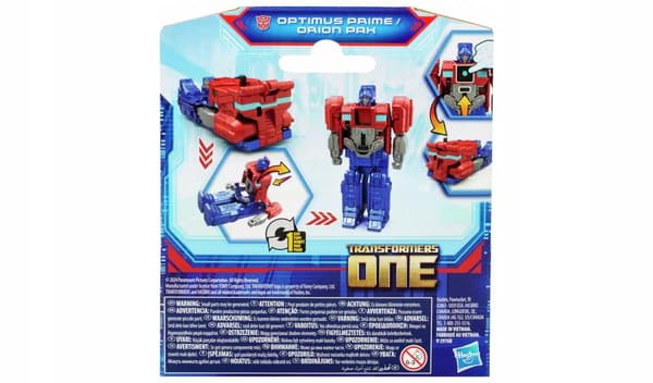 TRANSFORMERS ONE OPTIMUS PRIME Robot Figure MV8 Changers