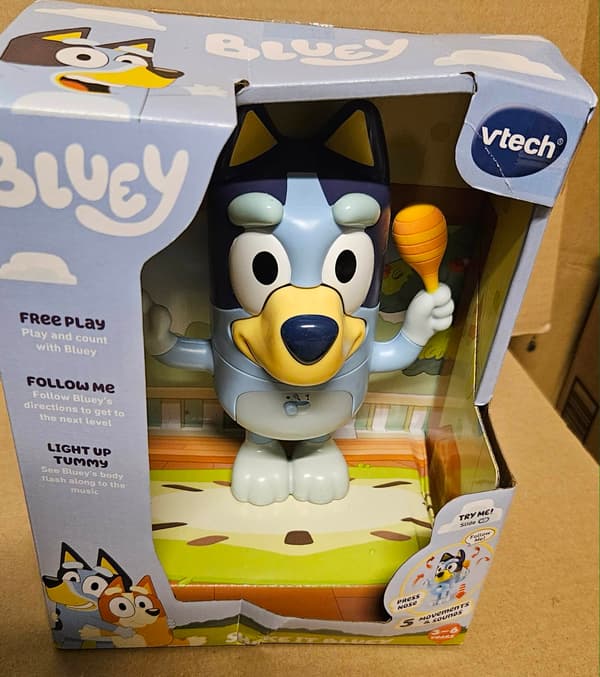 VTech Bluey Shake It Bluey interactive figurine