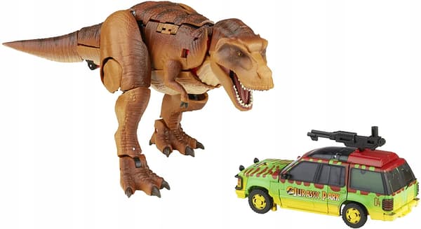 Transformers Figure: Jurassic Rex and Autobot Set