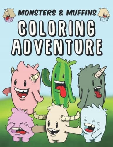 Monsters & Muffins Colouring Adventure