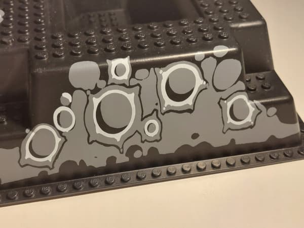 LEGO 3D Plate 2552px2 for sets 6988, 6959, 6991