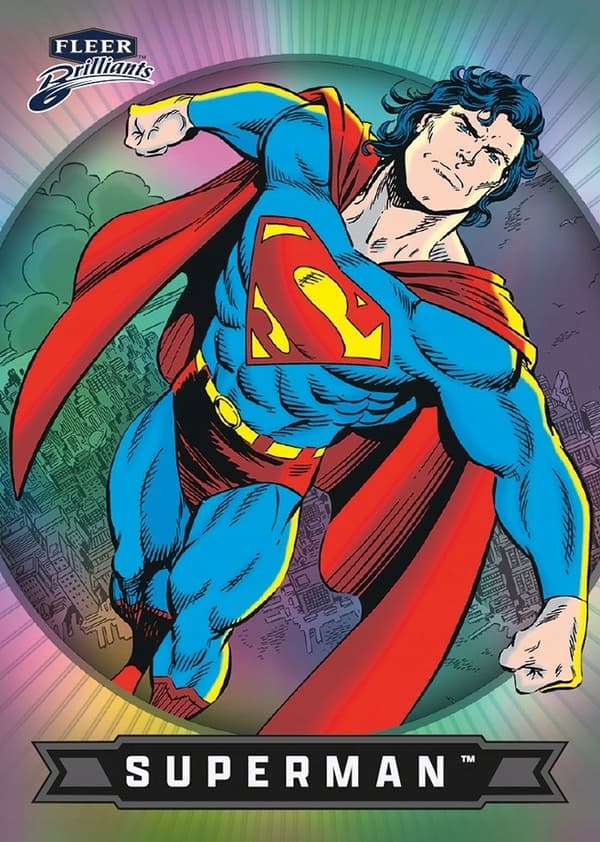 Superman 2025 Cards – Upper Deck Fleer Brilliant RETRO DC COMICS Mega Box