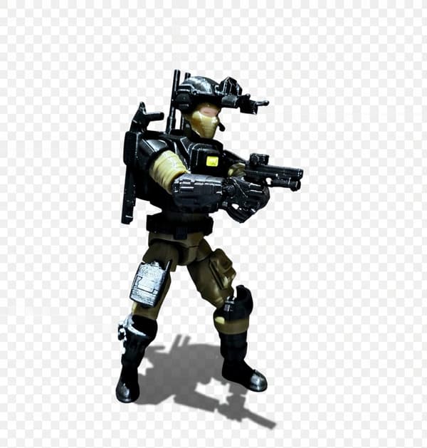 3D figurine – Tactical soldier with Dummy13 kit