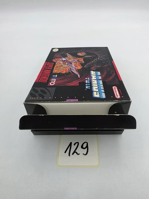 NINTENDO SNES DARIUS TWIN NTSC VERSION ORIGINAL CARDBOARD BOX