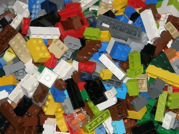 Original Lego building blocks – Brick MIX, 0.5 kg