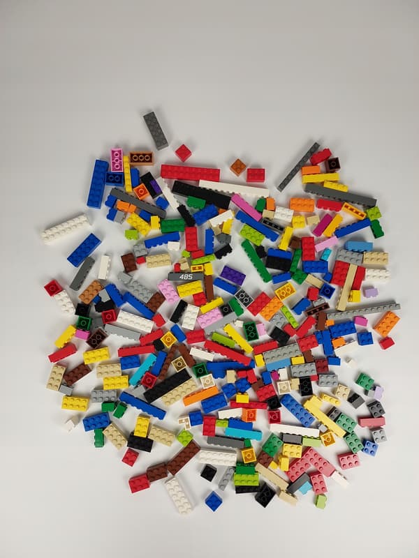 LEGO BRICK MIX – Colourful Building Bricks. Sorted, Genuine 0.5kg