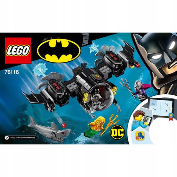 LEGO Super Heroes 76116 Batman’s Submarine (SECOND-HAND SET – DESCRIPTION)