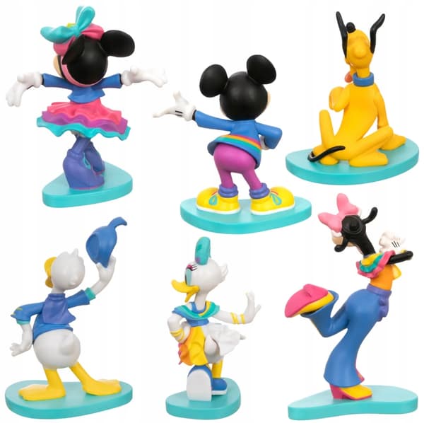 DISNEY Figurines: MICKEY MOUSE, DONALD DUCK, DAISY, PLUTO, GOOFY