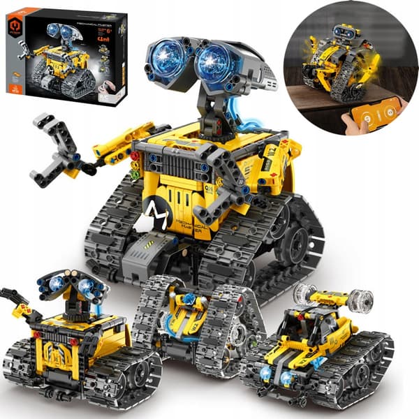 2.4 GHz Remote-Controlled Robot Building Blocks – Children’s Day Gift with Lights