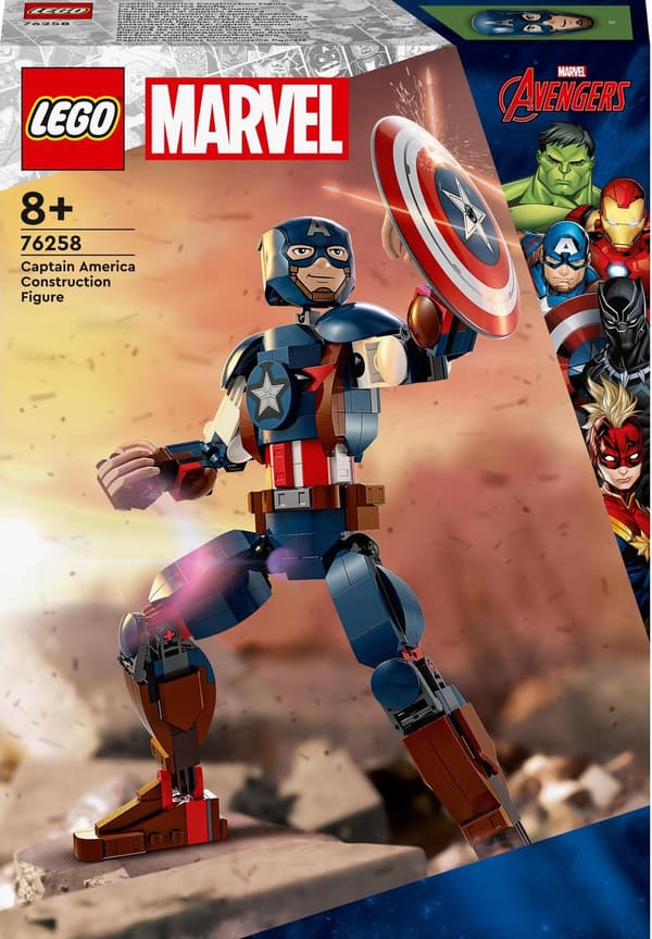 LEGO Super Heroes Marvel 76258 Buildable Captain America Figure