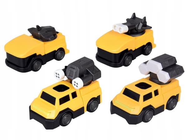 LARGE TOY FIGURE: MAGNETIC ROBOT AND ACCESSORIES