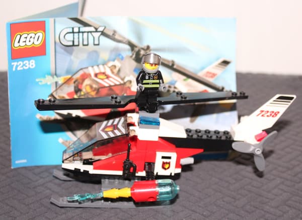 LEGO CITY TOWN 7238 Fire Helicopter SET INSTRUCTIONS
