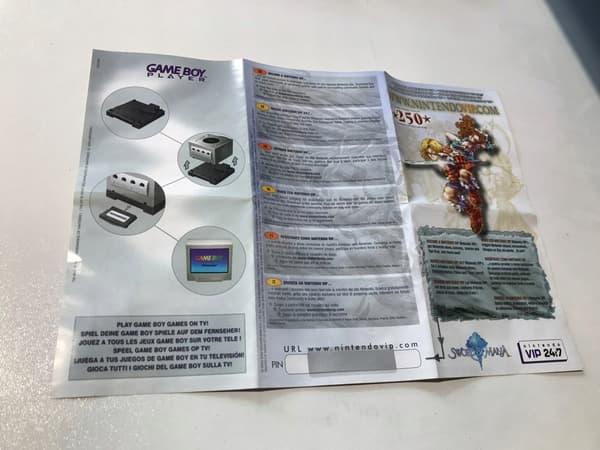SWORD OF MANA GAME BOY ADVANCE