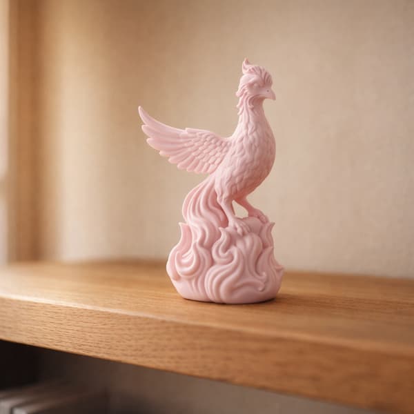 DECORATIVE PHOENIX FIGURINE WITH SPREAD WINGS – MANY COLOURS