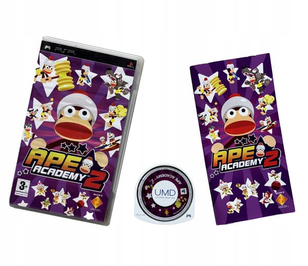 Ape Academy 2 for PSP – Over 100 mini-games on a single disc!