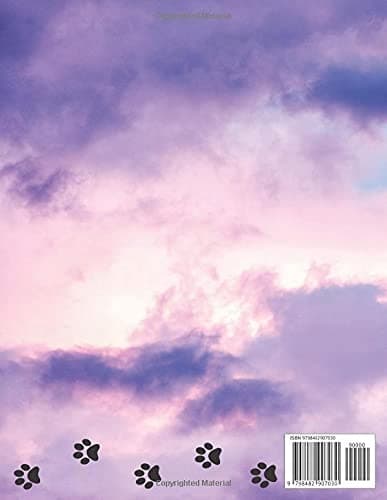 Composition notebook: cute cat and kitten wide-ruled journal: 120 pages,