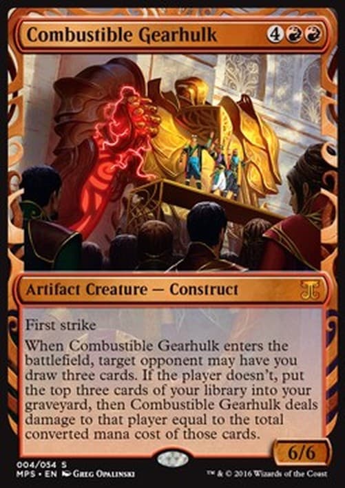 Magic: The Gathering Combustible Gearhulk