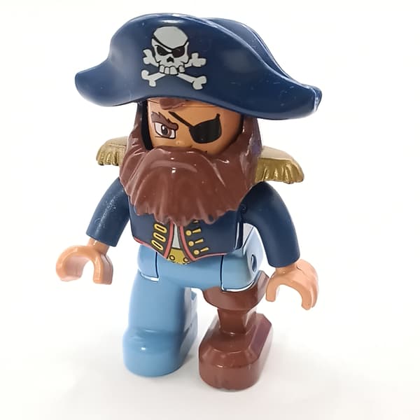 LEGO DUPLO Figure: Redbeard, Pirate Ship Captain